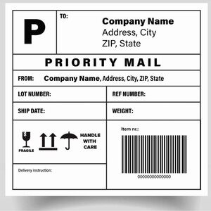 Extra Shipping Label